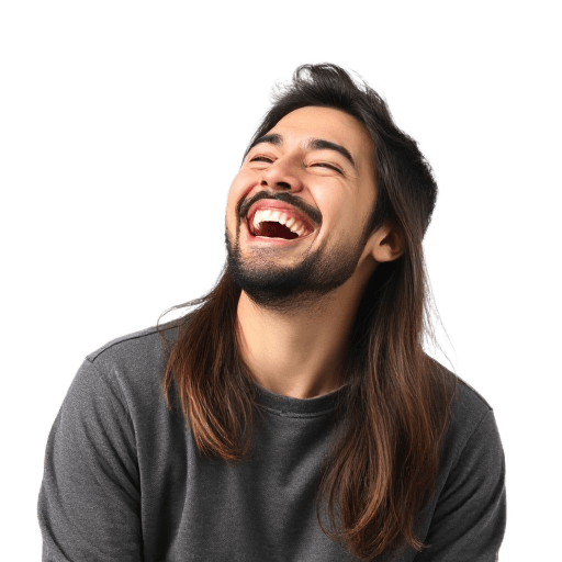 laughing