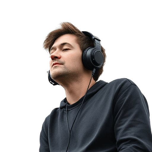listening to music