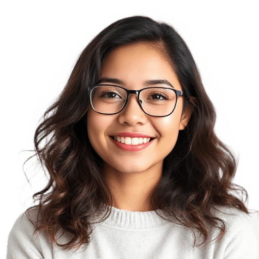 wearing glasses