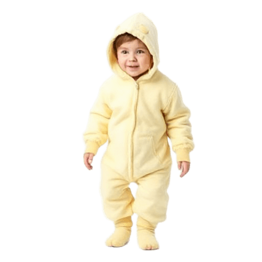 pale yellow onesie