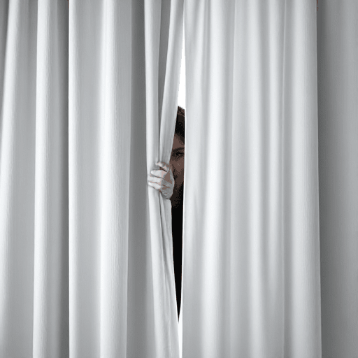 peeking