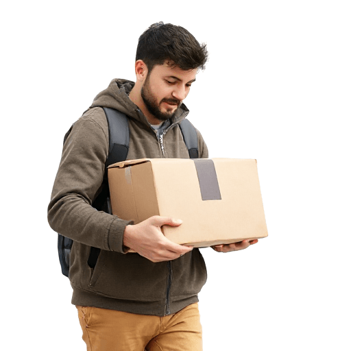 returning a parcel