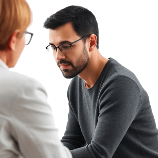 seeing a therapist