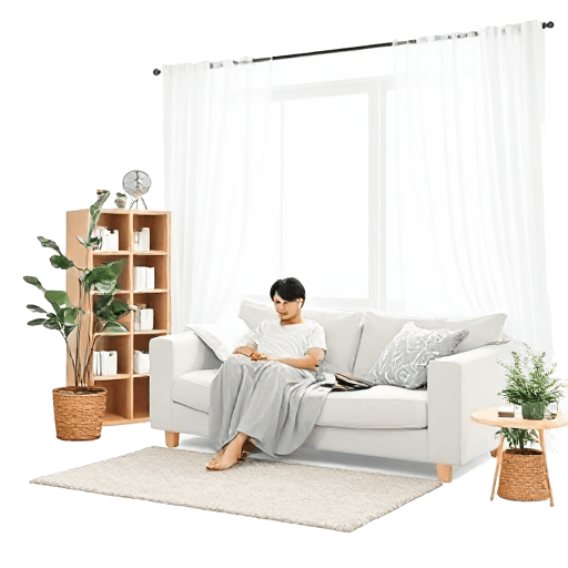 staying at home