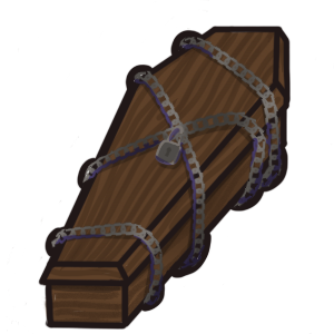 closed Buried coffin