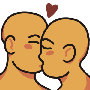 kissing