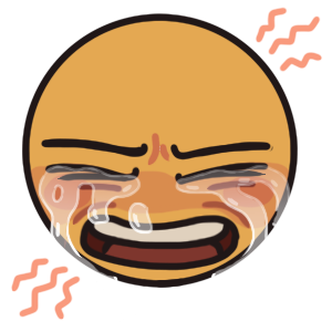 crying a lot from pain