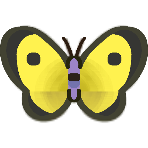 yellow butterfly