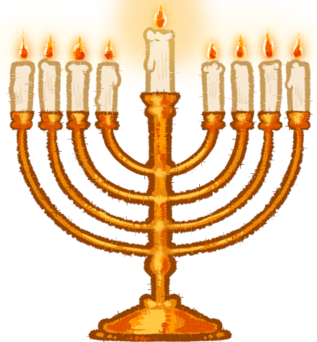 Hanukkah candles