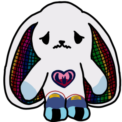 Plushie Dreadful panic disorder rabbit