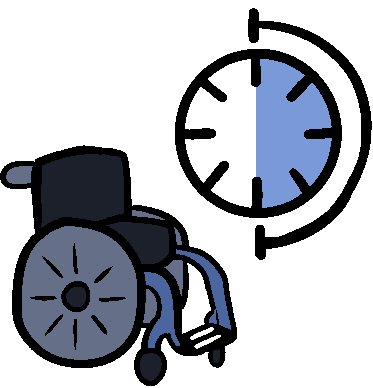 part-time wheelchair user