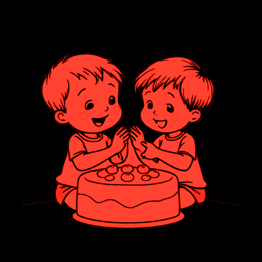 children playing pat a cake