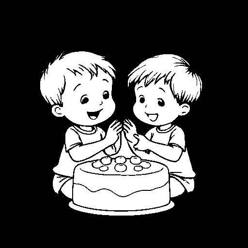 children playing pat a cake