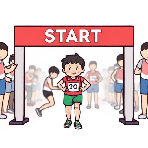 start line