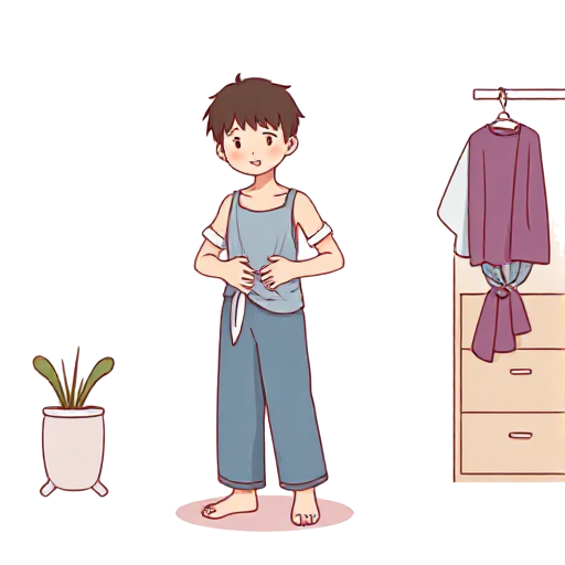 changing clothes
