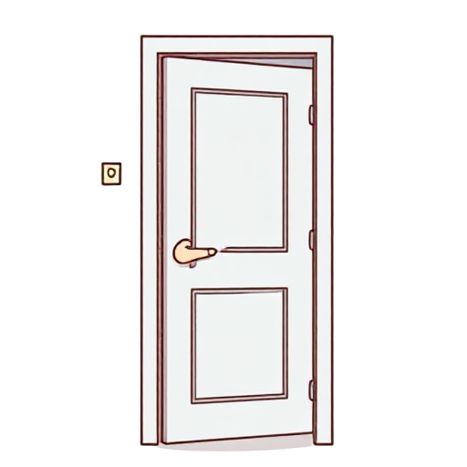 closing door