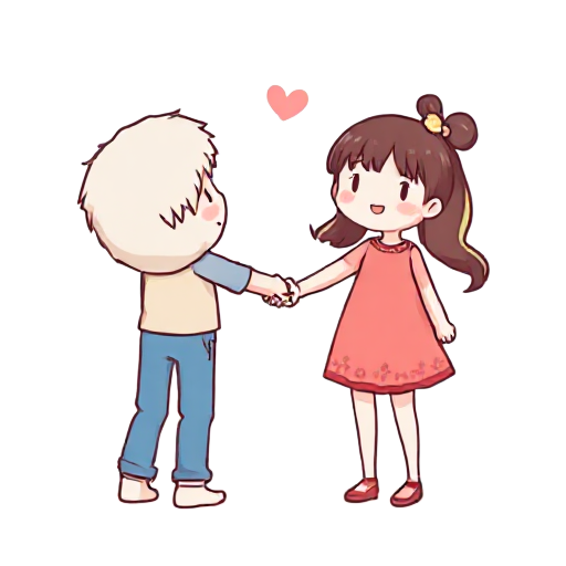 holding hands