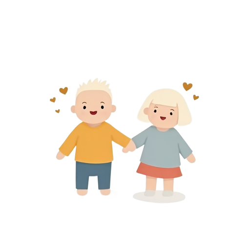 holding hands