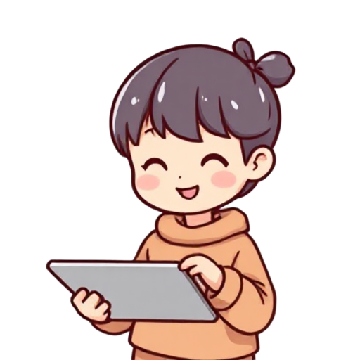 holding a tablet
