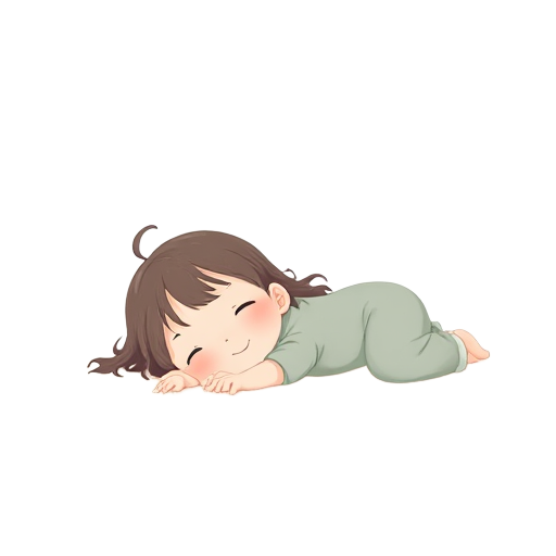 lying down