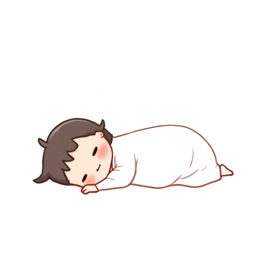 lying down