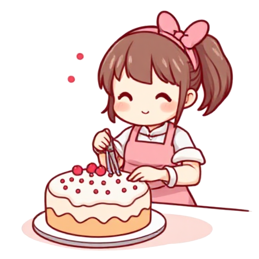 making cake