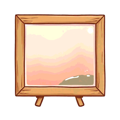 painting in a frame