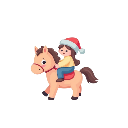 riding a horse
