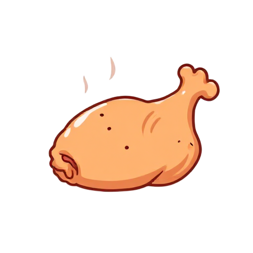 roast chicken leg