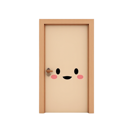 shut door