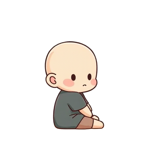 sitting down