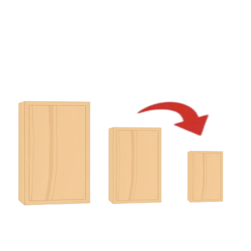 smaller