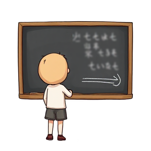 write on a blackboard