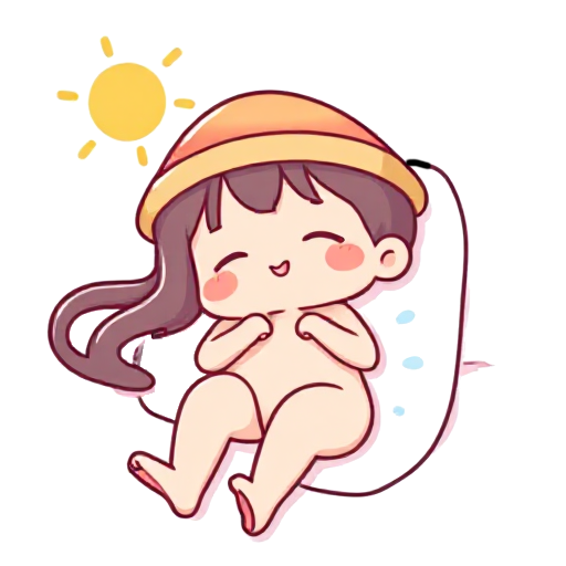 sunbathing