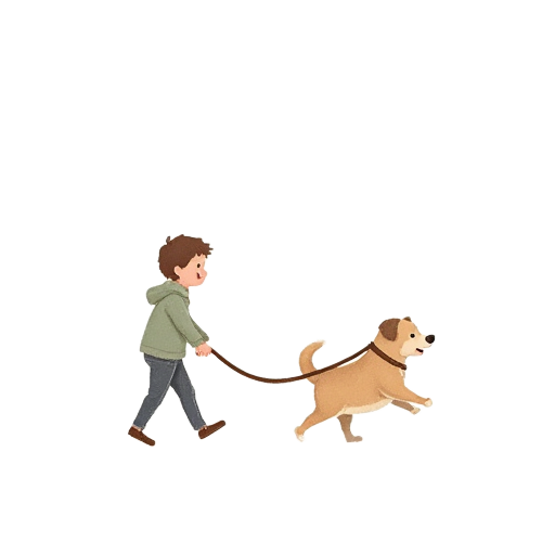 walk a dog