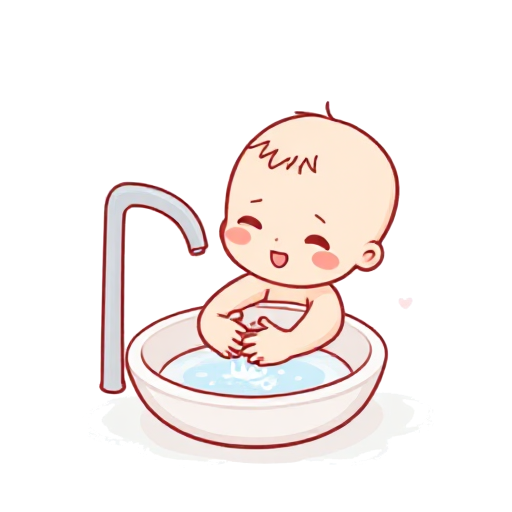 washing hands