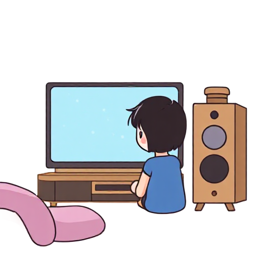 watching TV