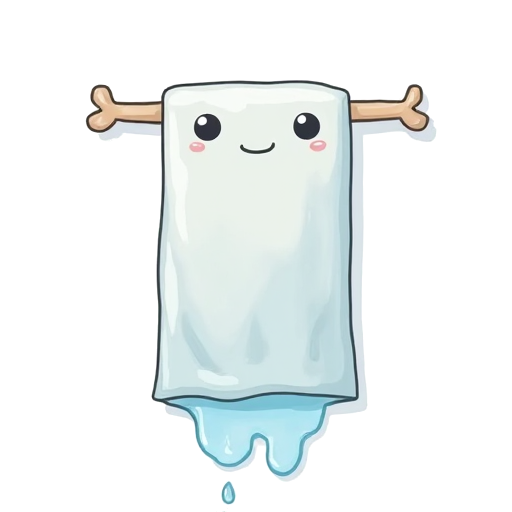 wet towel