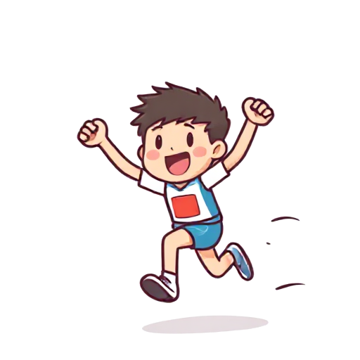 winning a race