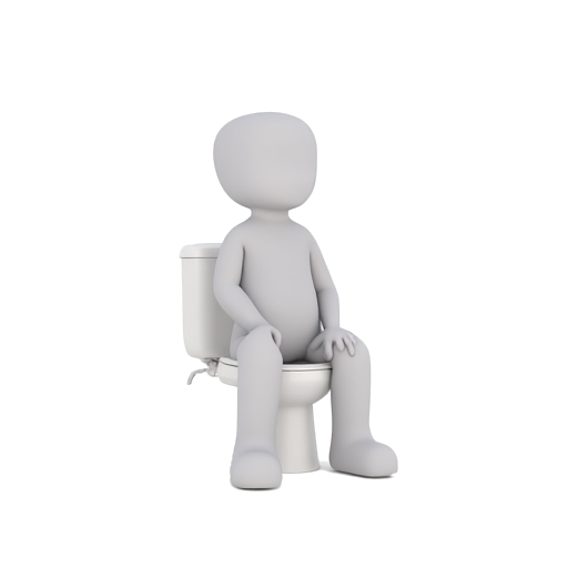 going to the toilet