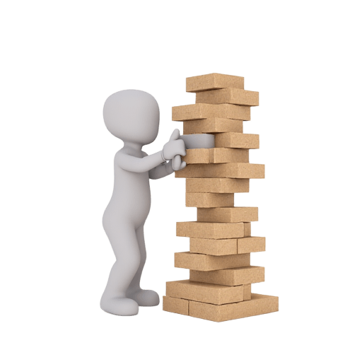 building a tower of bricks