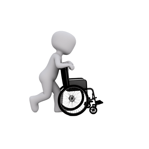 push a wheelchair