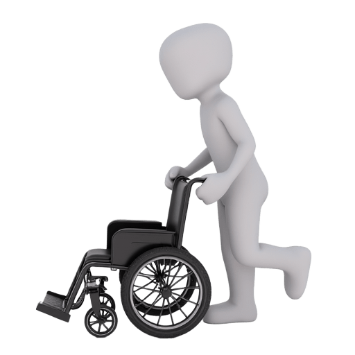 push a wheelchair