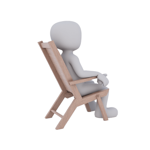 sit in a deckchair
