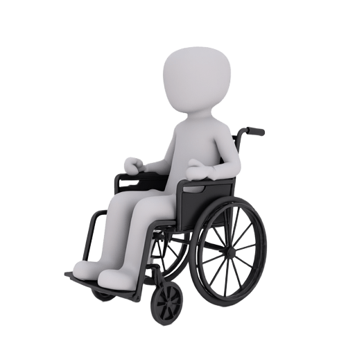 using a wheelchair