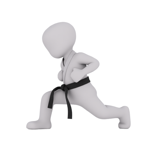 practising judo
