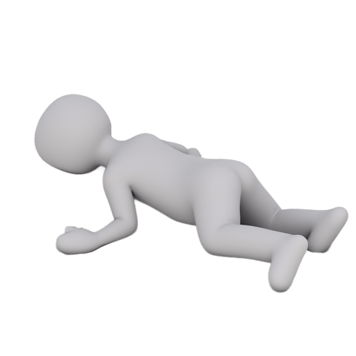 lying down bed