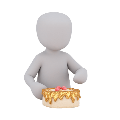 making a cake