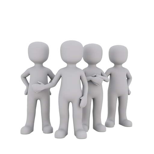 standing around