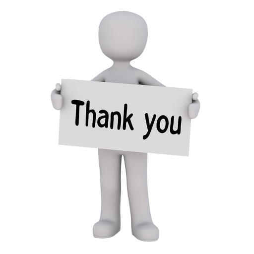 saying thank you